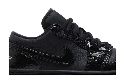 Jordan 1 Low SE Patent Elephant Black (Women's)