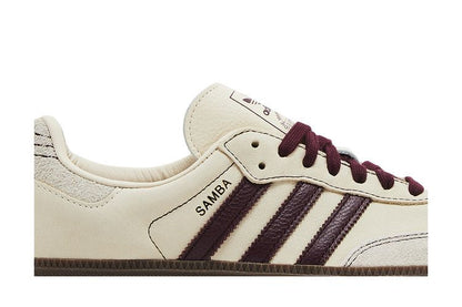adidas Samba OG Wonder White Maroon (Women's)