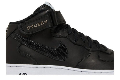 Nike Air Force 1 Mid Stussy Black White