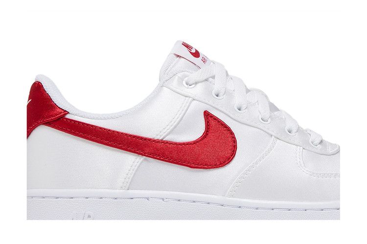 Nike Air Force 1 Low '07 Satin White Varsity Red (Women's)