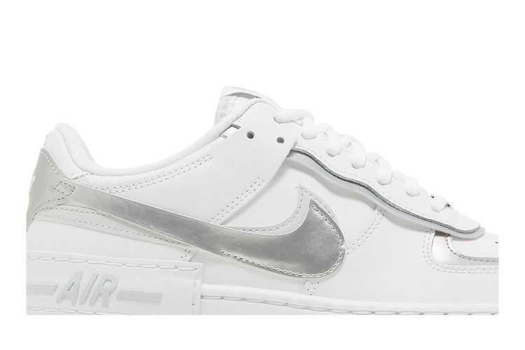 Nike Air Force 1 Low Shadow White Pure Platinum Metallic Silver (Women's)