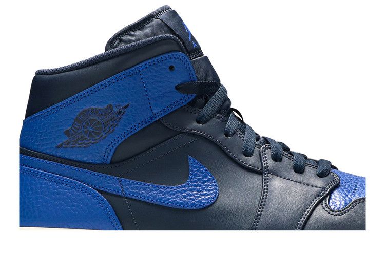 Jordan 1 Mid Obsidian Game Royal