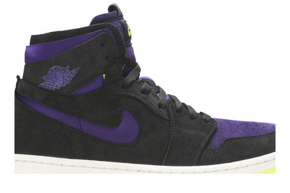 Jordan 1 High Zoom Air CMFT Black Court Purple Lemon Venom (Women's)