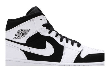 Jordan 1 Mid White Black