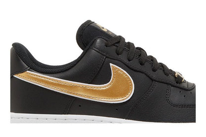 Nike Air Force 1 Low '07 Essential Black Metallic Gold (Women's)