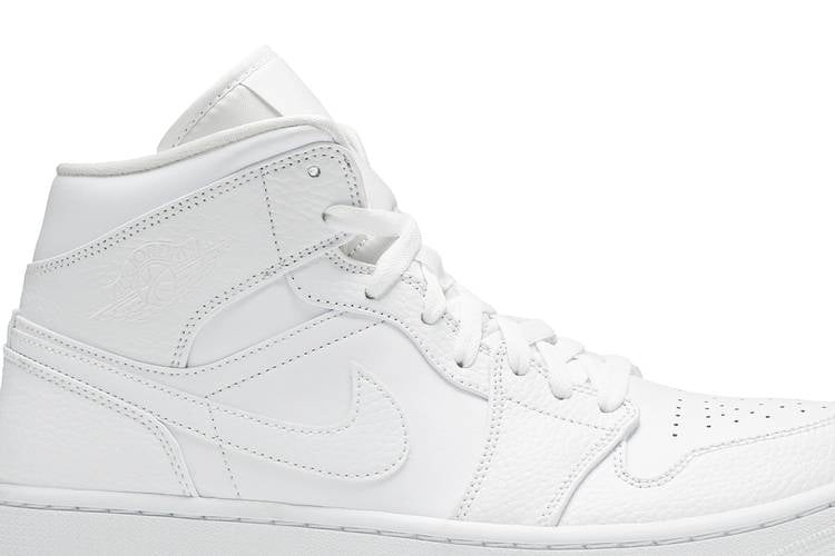 Jordan 1 Mid Triple White 2.0 (2020)