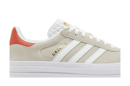 adidas Gazelle Bold Wonder Beige Collegiate Orange (Womens)