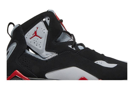 Jordan True Flight Black Varsity Red Wolf Grey