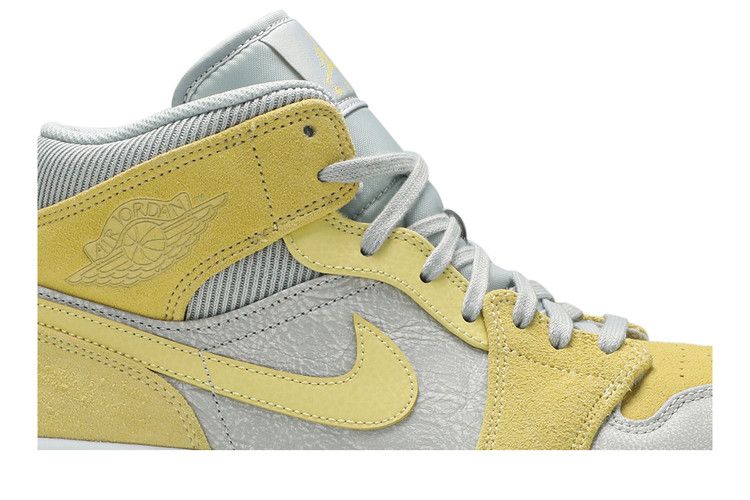 Jordan 1 Mid Mixed Textures Yellow
