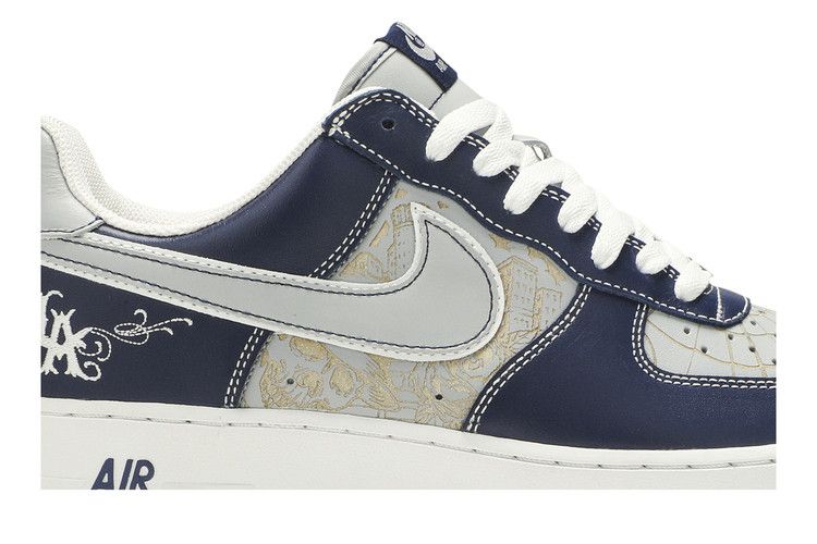Nike Air Force 1 Mr Cartoon Blue Tattoo (Spiderweb)