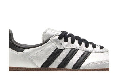 adidas Samba OG Silver Metallic Black Gum (Women's)