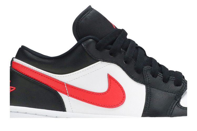 Jordan 1 Low Black Siren Red (Women's)