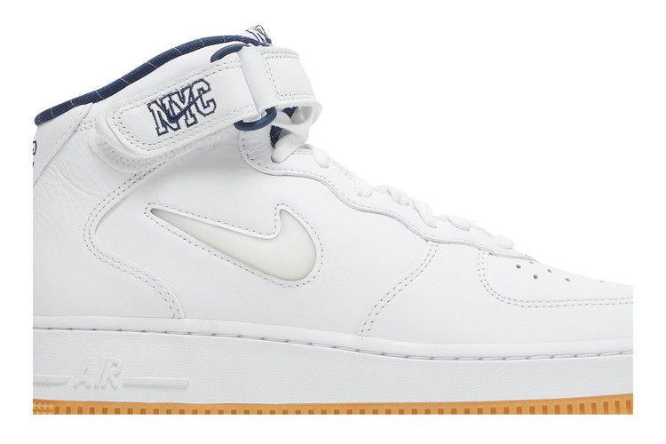 Nike Air Force 1 Mid QS Jewel NYC White Midnight Navy