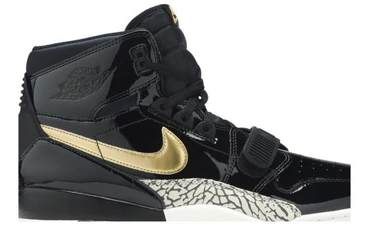 Jordan Legacy 312 Black Gold Patent