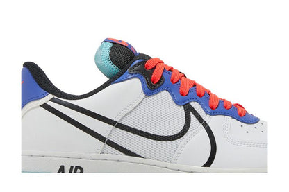 Nike Air Force 1 Low React White Astronomy Blue Laser Crimson