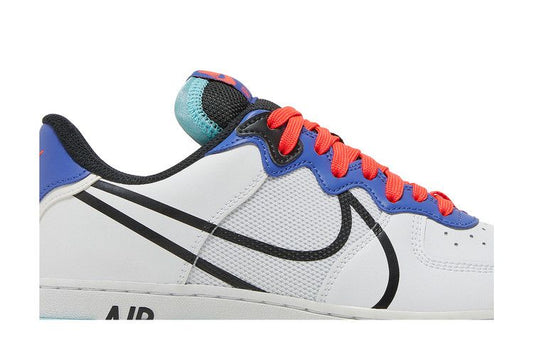 Nike Air Force 1 Low React White Astronomy Blue Laser Crimson