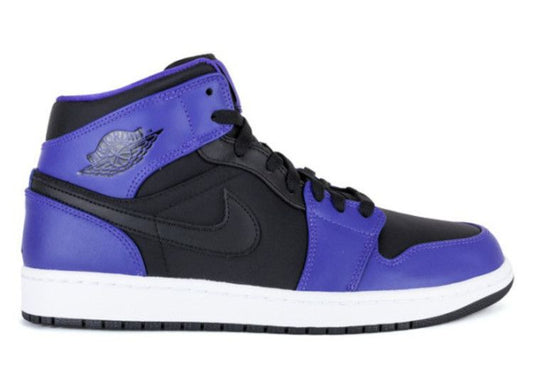 Jordan 1 Mid Black Dark Concord (2014)