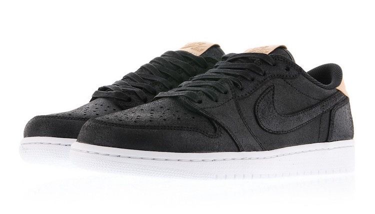 Jordan 1 Retro Low OG Black Vachetta