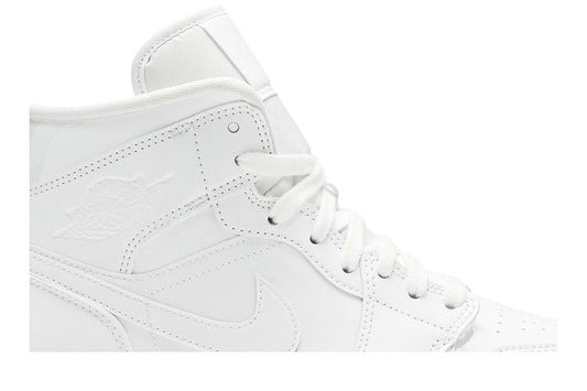 Jordan 1 Mid Triple White (Women's)
