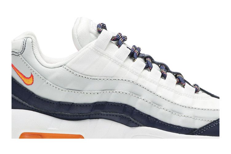 Nike Air Max 95 Midnight Navy Pure Platinum Laser Orange (Women's)