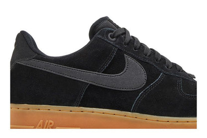 Nike Air Force 1 Low '07 Black Suede Gum