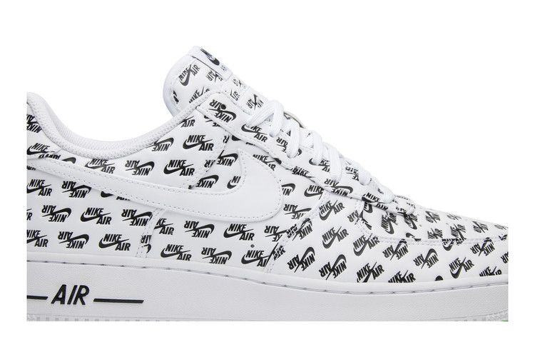 Nike Air Force 1 Low All Over Logo White