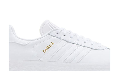 adidas Gazelle White/White-Gold Metallic
