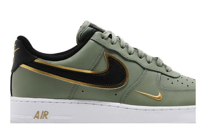 Nike Air Force 1 Low '07 LV8 Double Swoosh Olive Gold Black