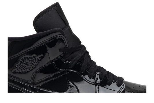 Jordan 1 Mid SE Triple Black Patent (Women's)