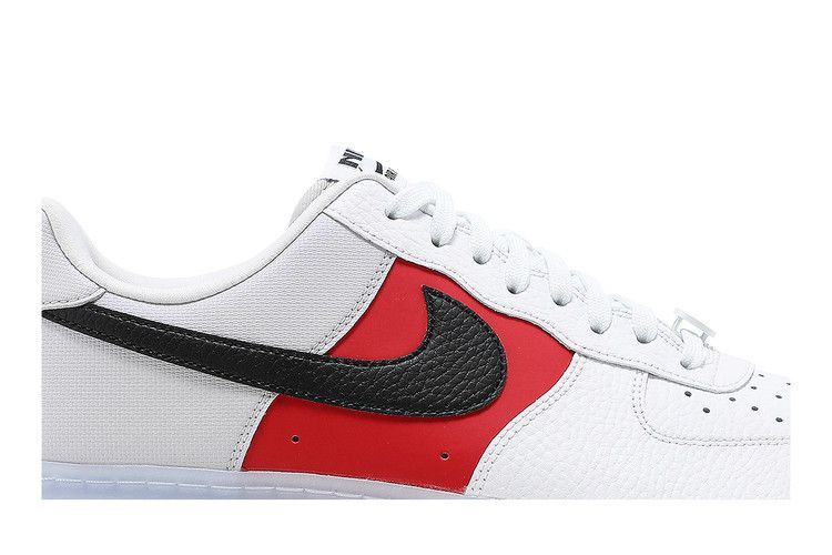 Nike Air Force 1 Low White Red Black (Icy Soles)