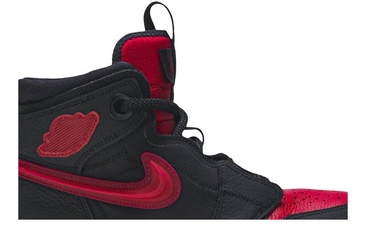 Jordan 1 High React Black Noble Red