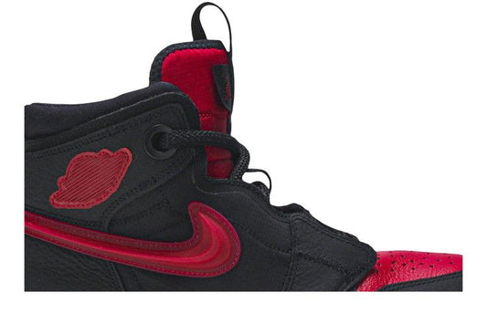 Jordan 1 High React Black Noble Red