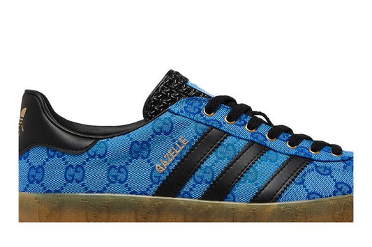 adidas x Gucci Gazelle Blue GG Monogram