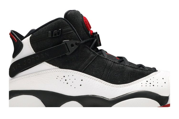 Jordan 6 Rings Black White Gym Red