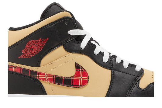 Air Jordan 1 Mid Tartan Swoosh
