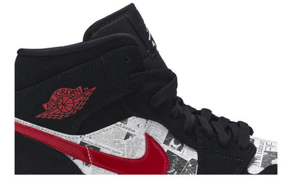 Jordan 1 Mid Newspaper Air Times