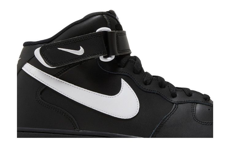 Nike Air Force 1 Mid '07 Black White Sole
