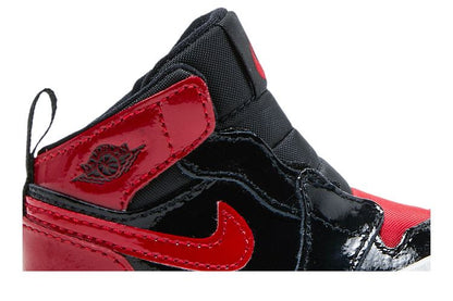 Jordan 1 Crib Bootie Bred Patent (I)