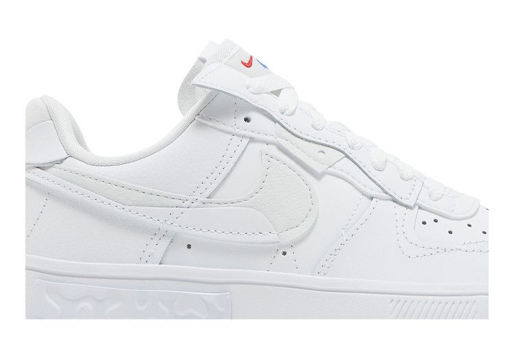 Nike Air Force 1 Low Fontanka Triple White Multi Color Swoosh (Women's)