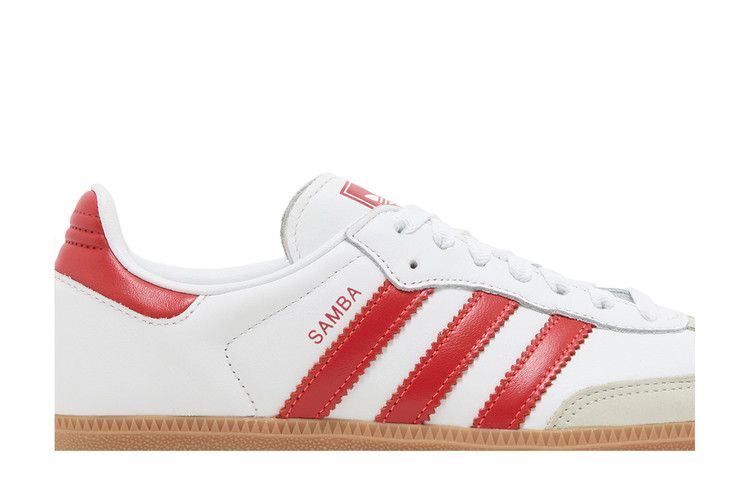 adidas Samba OG White Solar Red Gum (Women's)