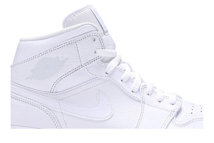 Jordan 1 Mid Triple White (2018)