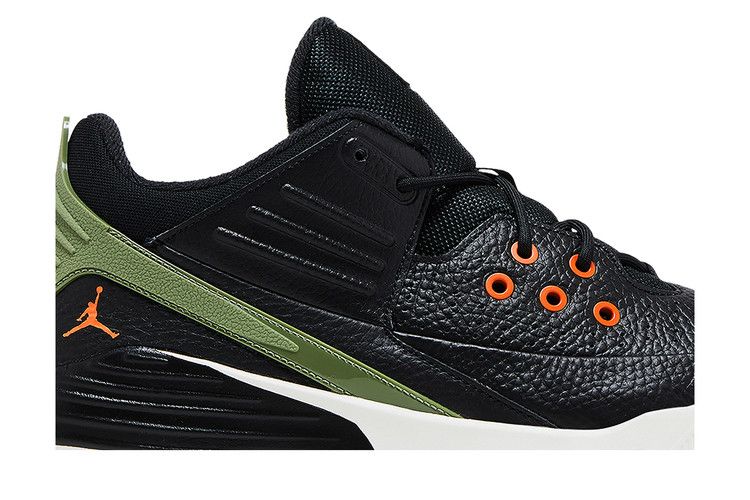 Jordan Max Aura 5 Black Bright Mandarin Sail Sky J Light Olive