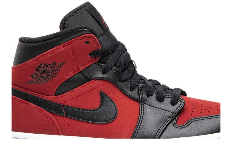 Jordan 1 Mid Gym Red Black