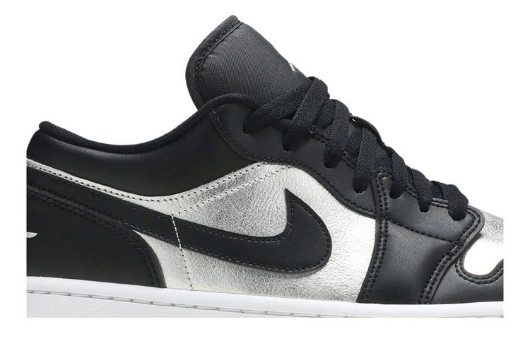 Jordan 1 Low SE Black Metallic Silver (Women's)