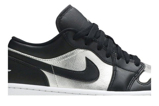 Jordan 1 Low SE Black Metallic Silver (Women's)