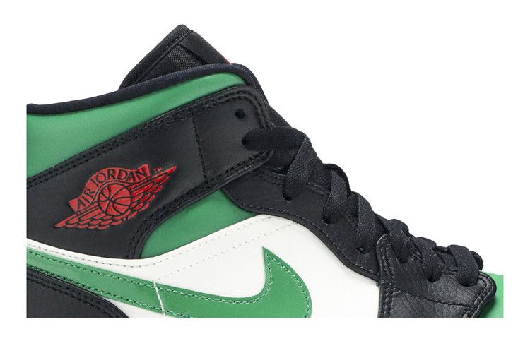 Jordan 1 Mid Green Toe