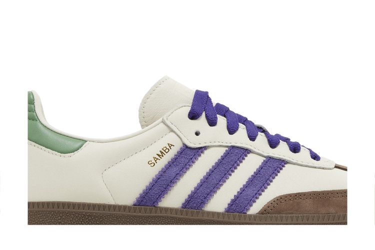 adidas Samba OG Off White Core Purple Green Brown (Women's)