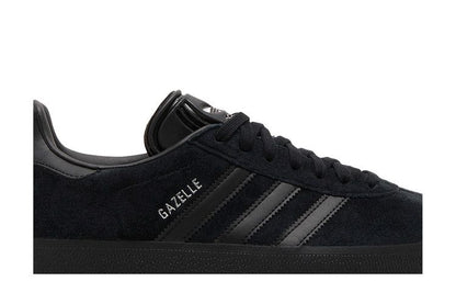 adidas Gazelle All Black Silver Metallic
