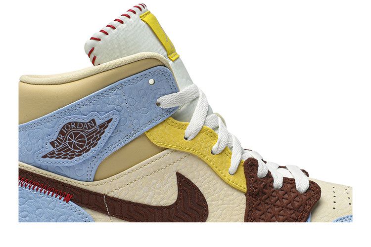 Jordan 1 Mid SE Fearless Maison Chateau Rouge