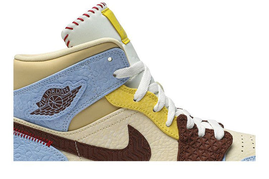 Jordan 1 Mid SE Fearless Maison Chateau Rouge